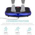 thumbnail image 3 of Best Choice Products Vibration Platform, Full Body Exercise Machine w/ Bluetooth Speakers, 5 Resistance Bands - Blue, 3 of 7