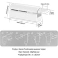 thumbnail image 2 of Toothpaste Squeezer, Tube Saver, Toothpaste Dispenser, Wall Mounted Toothbrush Holder, Tube Pusher, Toothpaste Holder, Ideal for Toothpaste and Hand Cream, 2 of 5