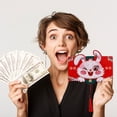 thumbnail image 4 of WREESH 2023 New Spring Festival Creative Folding Rabbit Year Pressure High-grade Red Envelopes Clearance, 4 of 4