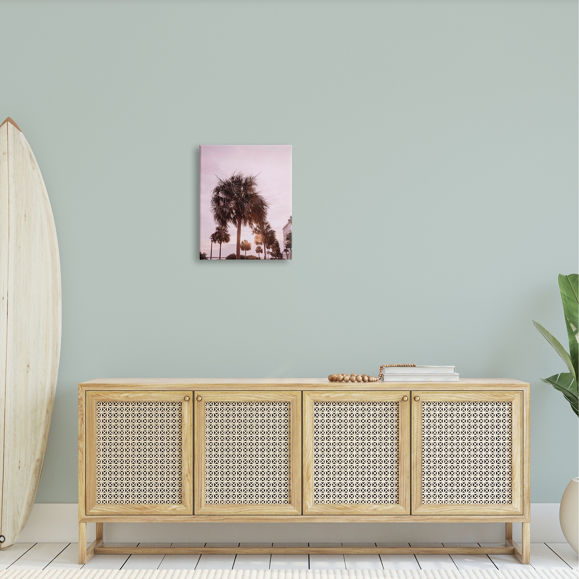 Stupell Industries Tropical Palm Tree Summer Vacation Resort Photography Photograph Gallery Wrapped Canvas Print Wall Art, Design by Jennifer Rigsby