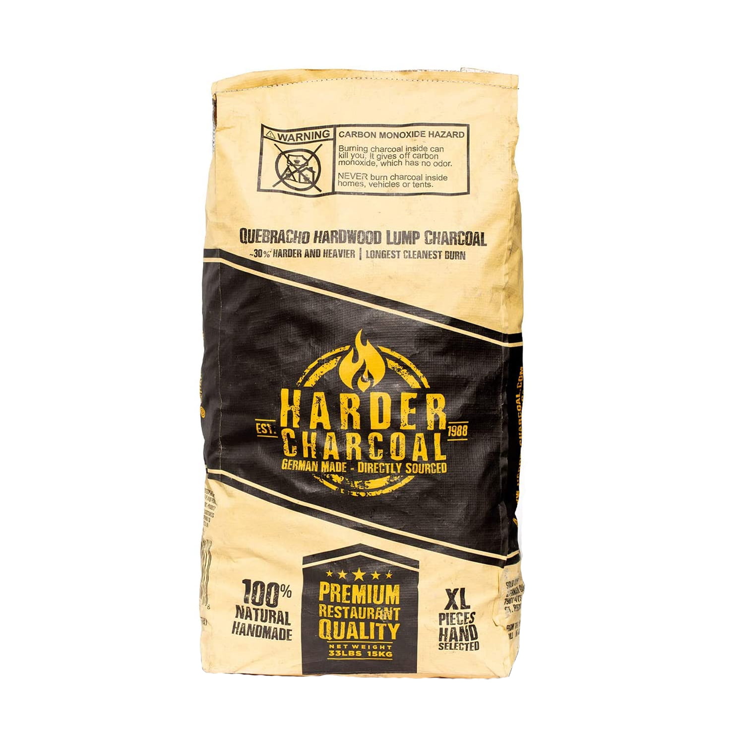 Harder Charcoal Premium Restaurant Lump Charcoal from White Quebracho