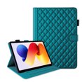 thumbnail image 3 of for Xiaomi Redmi Pad 2 Pro 12.1/Poco Pad M1 12.1 Inch 2025 Case, Rhombus Pattern Multiple Viewing Angles Stand Slim Folio Cover (Green), 3 of 6