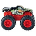 thumbnail image 4 of Hot Wheels Rev Tredz Monster Trucks Splatter Time vs Toadal Terror Set, 4 of 5