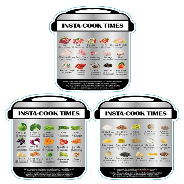 Autocuiseur Électrique Cuisson Calendrier Autocollant Cuisson Mémo Autocollant Temps de Cuisson Autocollant Autocollant Calendrier Cuisson Autocuiseur Électrique Autocollant