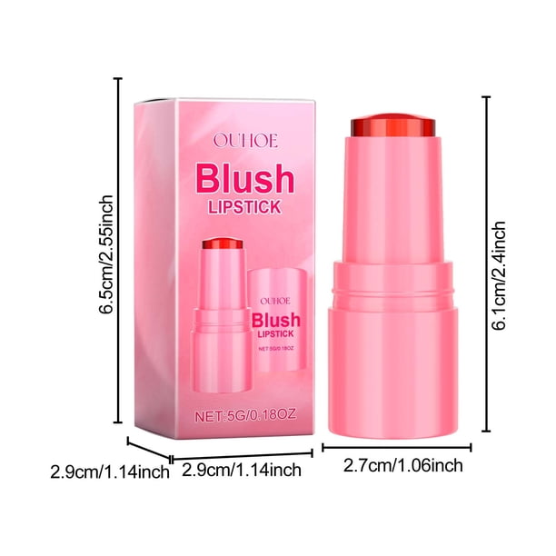Xihbxyly Artículos Prime con entrega hoy Lápiz labial hidratante y colorete hidratante 5 g