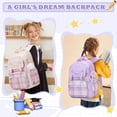 thumbnail image 4 of ZLBDYG 17.3 Inchs Fashion Backpack, Big Student Laptop Backpack Aesthetic Bookbags for College Women Elementary Middle High School Travel Bookbag, Back to School Supplies, 4 of 9