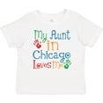 thumbnail image 3 of Inktastic My Aunt in Chicago Loves Me Boys or Girls Baby T-Shirt, 3 of 5