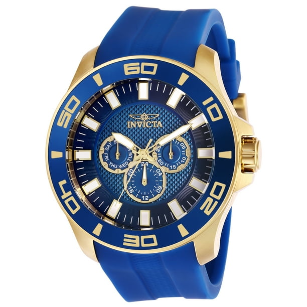Invicta Men's 28002 Pro Diver Quartz Chronograph Blue Dial Watch