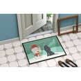thumbnail image 2 of Carolines Treasures CK2070JMAT Black Spaniel Snowman Christmas Door Mat Indoor Rug or Outdoor Welcome Mat 24x36 Doormat, 2 of 4