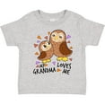 thumbnail image 3 of Inktastic My Grandma Loves Me- Cute Owl Family Boys or Girls Toddler T-Shirt, 3 of 5