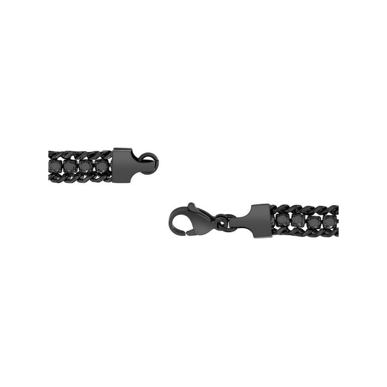 Believe by Brilliance Men's Stainless Steel Black Finish Black