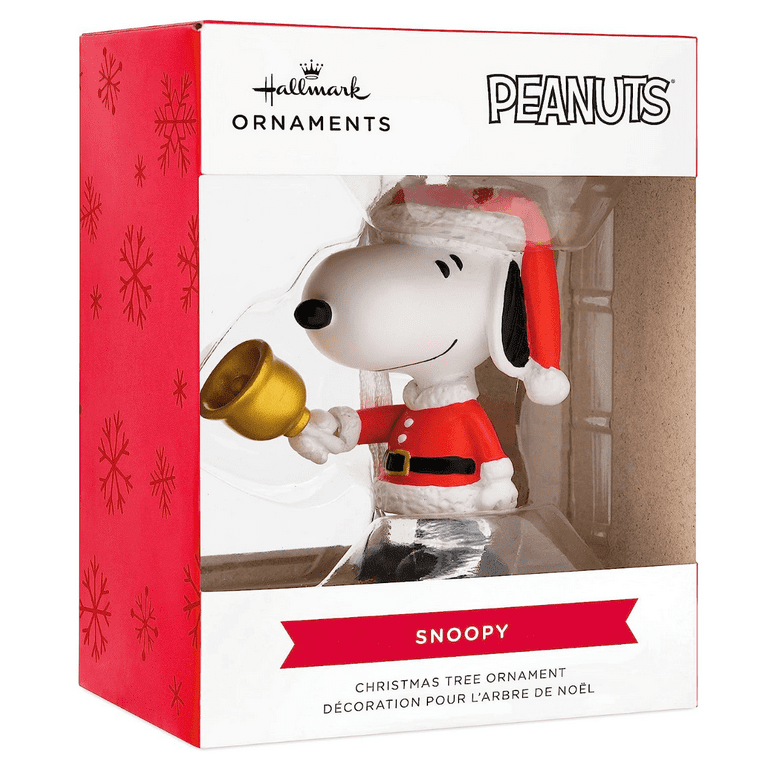 Hallmark Peanuts Snoopy Bell Ringer Christmas Ornament New with