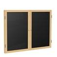 thumbnail image 4 of Ghent 2-Door Wood Frame Enclosed Letter Board, 4 of 6