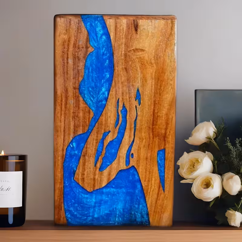 thumbnail image 6 of Rasin Urn For Human Ashes Funeral urn Burial Urn box Cremation Urn Box Adult Ashes Box Personalized Urn Ashes Box handmade urn Memorial Box, 6 of 6