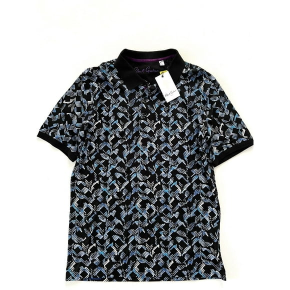 Robert Graham Altman Polo Classique Ajusté Noir/bleu (m)