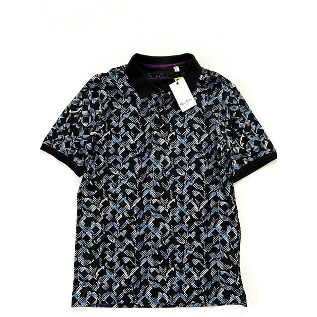Robert Graham Altman Polo Classique Ajusté Noir/bleu (m)