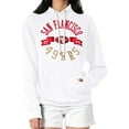 thumbnail image 4 of Women's G-III 4Her by Carl Banks White San Francisco 49ers City Graphic Team Fleece Pullover Hoodie, 4 of 5