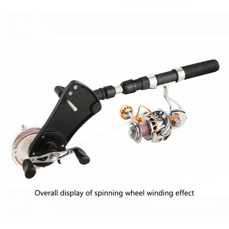 AMEOY Fishing Line Spooler Winder Portable Reel Station Spool System for Spin Fishing Reel