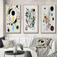 thumbnail image 1 of Designart "Ethereal Séance V" Modern Geometric Framed Wall Art Set Of 3 - White Abstract Frame Canvas Set For Living Room Decor, 1 of 6
