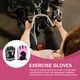 thumbnail image 5 of 1 par de guantes deportivos de ciclismo para exteriores, transpirables, de medio dedo, para gimnasio, antideslizantes., 5 of 5