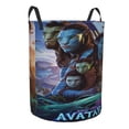 thumbnail image 2 of Avatar Laundry Hamper Basket with Handles, Lightweight Storage Basket Toy Organizer Dirty Laundry Basket Waterproof for College Dorms, Bedroom, Bathroom, 2 of 7