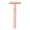 Copper, variant on Nieyigj Double Edge Safety Razor Antislip Handle Zinc Alloy Washable Body Hair Removal Tool Copper Finish, 5.91 inches / 15 cm Length, Perfect for Daily Men's Grooming and Shaving Needs