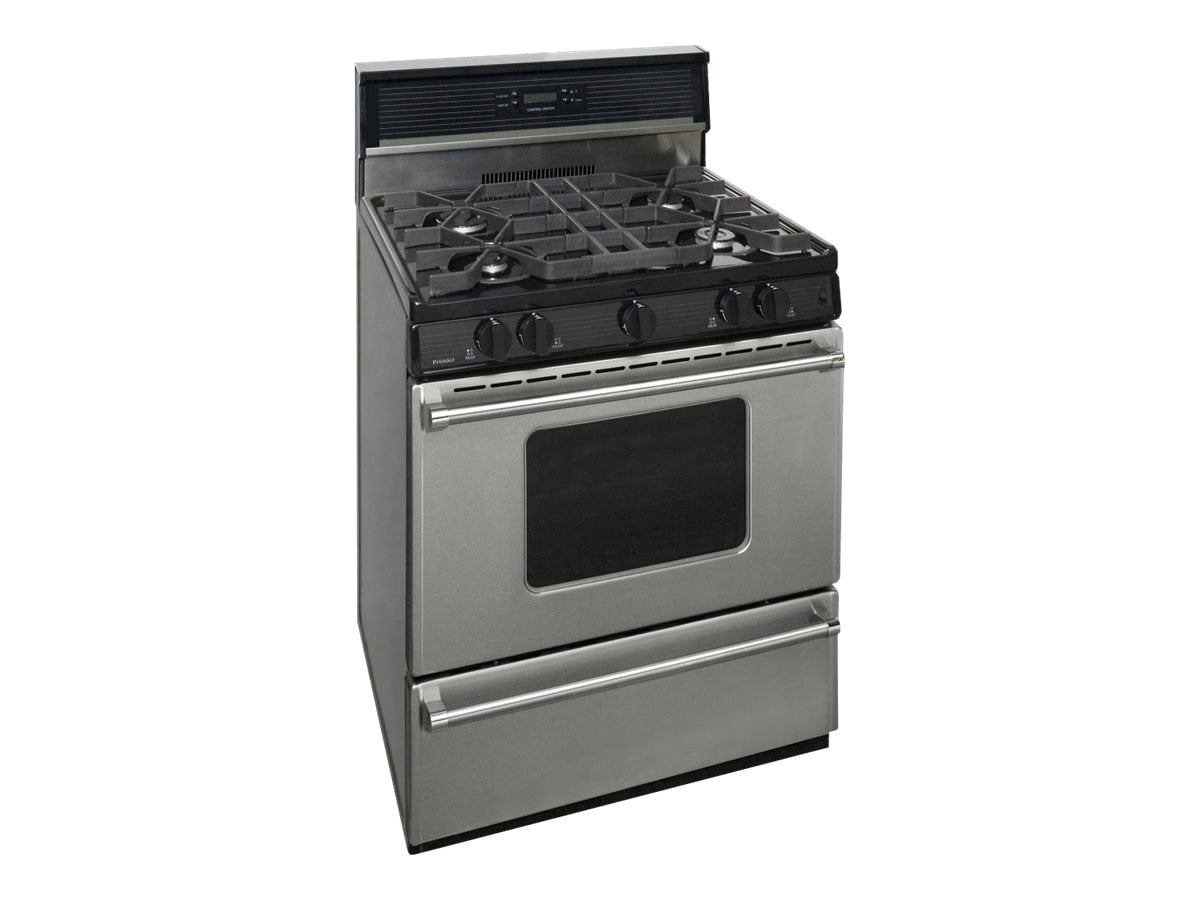 Premier Pro P30S3402PS - Range - freestanding - width: 30 in - depth: 28 in - height: 46.1 in - stainless steel