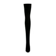 thumbnail image 2 of ZAXARRA Female Knitted Stocking Solid Color Thigh High Socks Long Tube Socks, 2 of 9