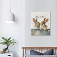 thumbnail image 4 of ARISTURING Rabbit Bathroom Wall Art Funny Bathtub Pictures Wall Decor Bunny In Toilet Canvas Prints Framed Modern Cute Animals Painting Artwork for Bath Lavatory Washroom Restroom Living Room, 4 of 5