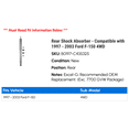 thumbnail image 2 of Rear Shock Absorber - Compatible with 1997 - 2003 Ford F-150 4WD 1998 1999 2000 2001 2002, 2 of 2