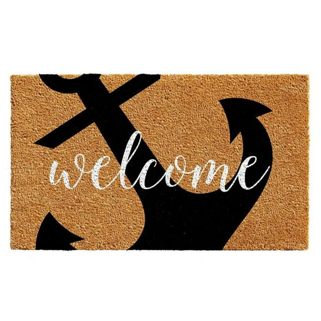Calloway Mills 103121729 Anchor Welcome Doormat, 17" x 29"