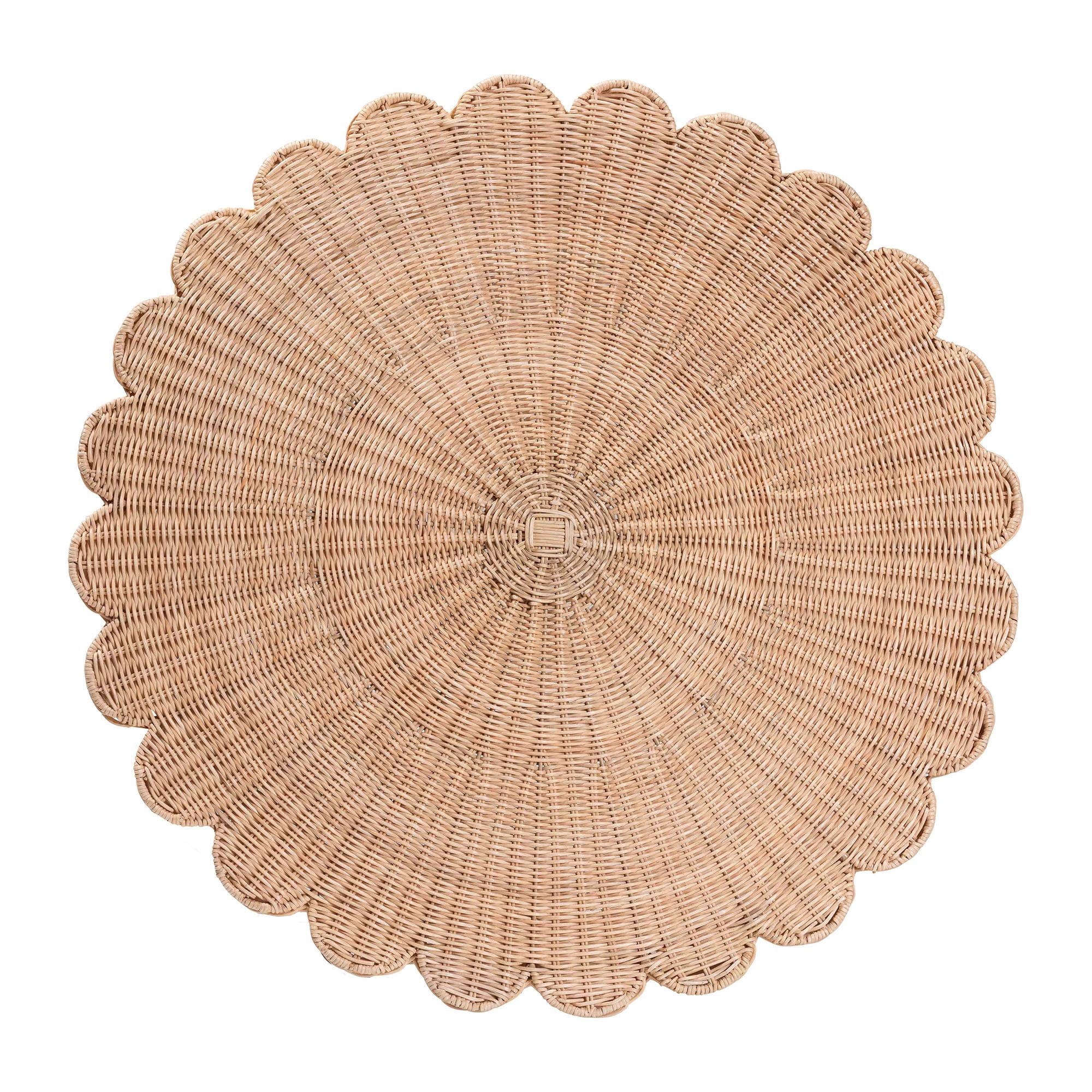 bali & pari Kensley Boho Coffee Table, Natural Brown