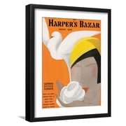 Art.com Harper's Bazaar, August 1929 Art Print, Black Frame Wall Art, 17" x 21"