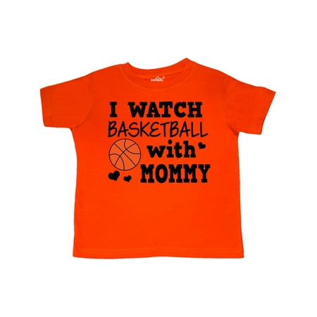 

Inktastic I Watch Basketball with Mommy Gift Toddler Boy Girl T-Shirt