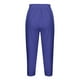 thumbnail image 4 of Pantalones Umfun para mujer, informales, con cintura elástica, para playa, suaves, deportivos, con control de abdomen, para correr, ciclismo, yoga, entrenamiento, azul oscuro, talla M, 4 of 5