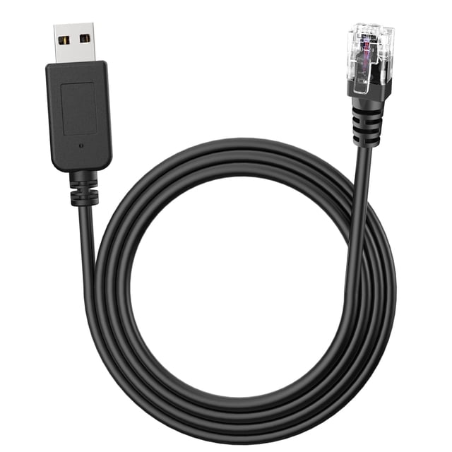 Jsvecip Cable detector de radar, cable de enchufe USB a RJ11, para detector de radar Escort Radenso XP Uniden Beltronics Cobra Whistler, cable de alimentación de repuesto para detectores de radar (RJ1