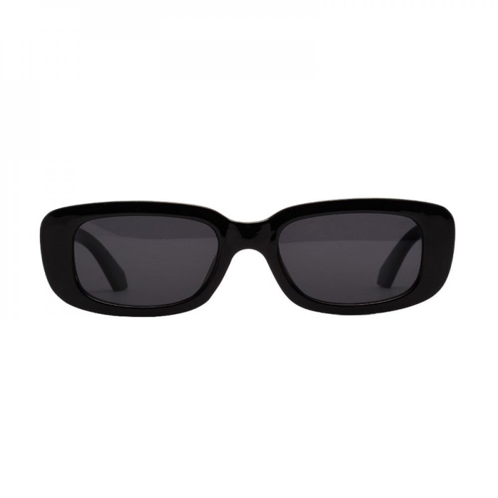 Square Sunglasses Women Designer Summer Shades Black Vintage 