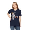 thumbnail image 5 of Wake. Pray. Transfer Day. IVF support Infertility Christian Unisex T-shirt, 5 of 7