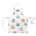 thumbnail image 2 of Fall Pumpkins Apron-Garden Aprons for Women with Pockets-Cotton Linen Waterproof Kitchen Cooking Gardening Aprons Adjustable for Kitchen,Cooking,BBQ and Salon 33"x27", 2 of 7