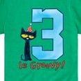 thumbnail image 3 of Pete the Cat -  Happy 3rd Birthday - Toddler And Youth Short Sleeve Graphic T-Shirt, 3 of 6