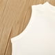 thumbnail image 3 of Gibobby Blusas Casual Niños pequeños bebés niñas primavera verano algodón sólido sin mangas Tops chaleco ropa （Blanco， 5-6 Años), 3 of 5