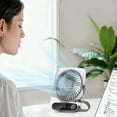 thumbnail image 4 of XGFHYJEH Desk Fan, Small Fan, Tabletop Fan, Small Desk Fan, Small Fans for Desk, Desk Fans for Home, Desk Fans Small Quiet, Portable Personal Electric Fan, Desk Fans under $15.00, 4 of 7