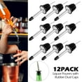 thumbnail image 1 of Hands DIY 12pcs Stainless Steel Pourers Speed Pourer Liquor Bottle Pourers Vinegar Tapered Stopper Spout Pouring Wine Glasses Oil Pourer Conical Wine Pourer with Dust-Proof Rubber Caps, 1 of 7