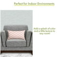 thumbnail image 4 of Majestic Home Goods Decorative Baby Pink Chevron Small Pillow, 4 of 5