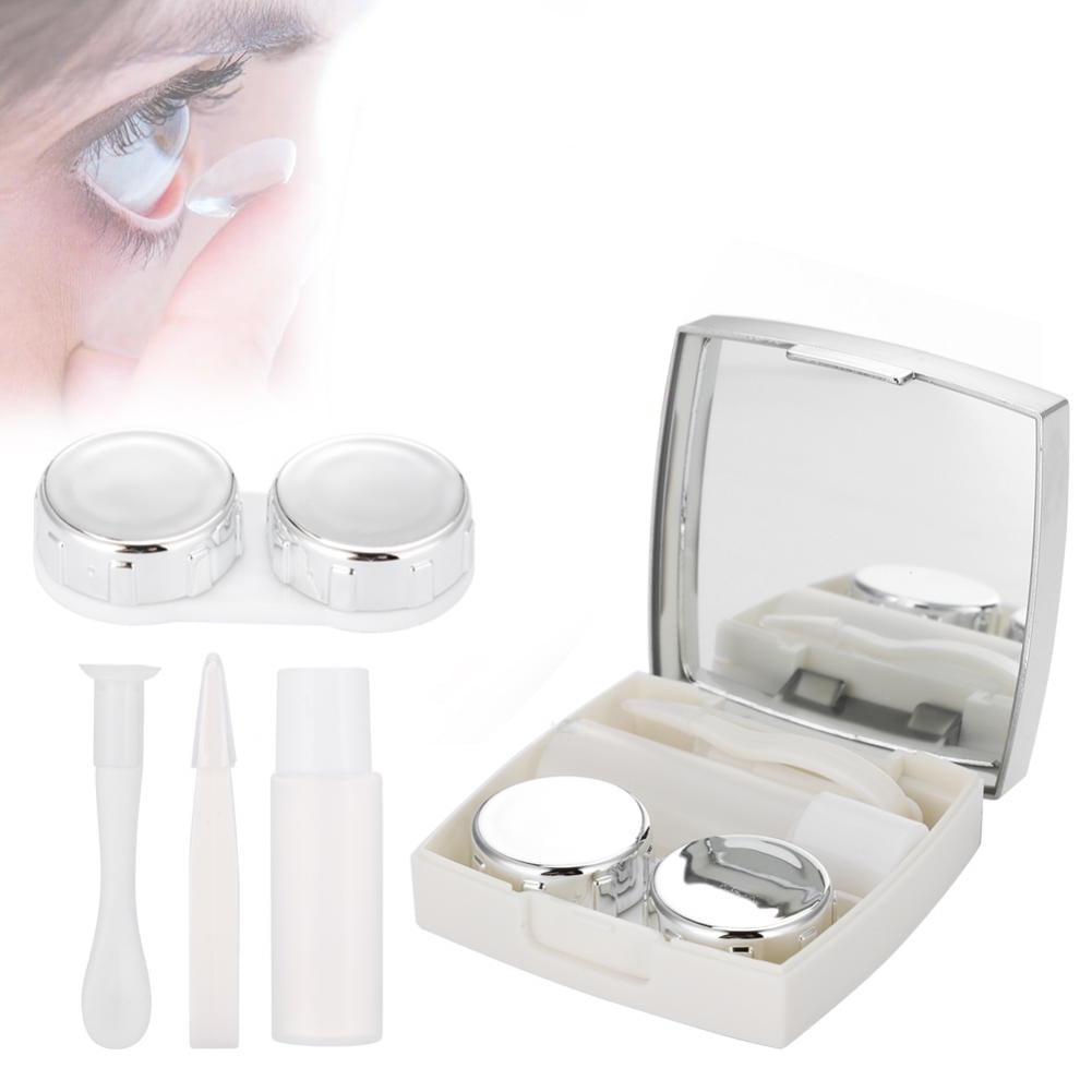 YLSHRF Mini Contact Lens Box,3Colors Mini Contact Lens Holder Eye Care