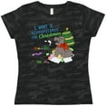 thumbnail image 3 of Inktastic I Want a Hippopotamus for Christmas Women's T-Shirt, 3 of 5