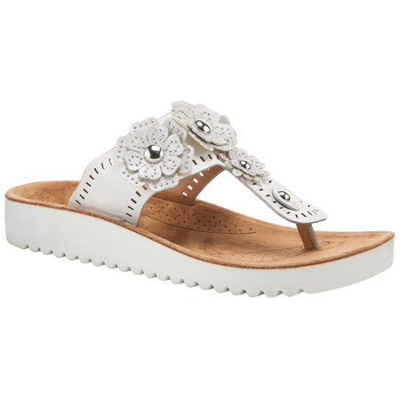 

Flexus Womens Baylight Sandals 37 (US 6-6.5) Silver