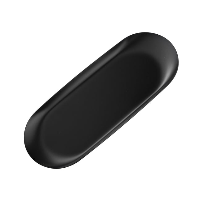 Trinket Tray Oval Stainless Small Serving Trays Towel Storage Dish Plate Tea Trays Jewelry Plate Decorative Storage Tray Stainless Decorative Tray Jewelry Dish