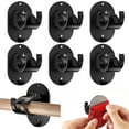 thumbnail image 6 of DIYMAG Self-Adhesive Black Curtain Rod Holders (6 Count), 6 of 6