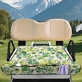 thumbnail image 3 of XYZCANDO Golf Cart Seat Covers 4 Front Pockets with Pockets, Compatible with Sports Outdoors Golf Cart Seat Covers with Front Pockets(Monstera Leaf Pattern), 3 of 7